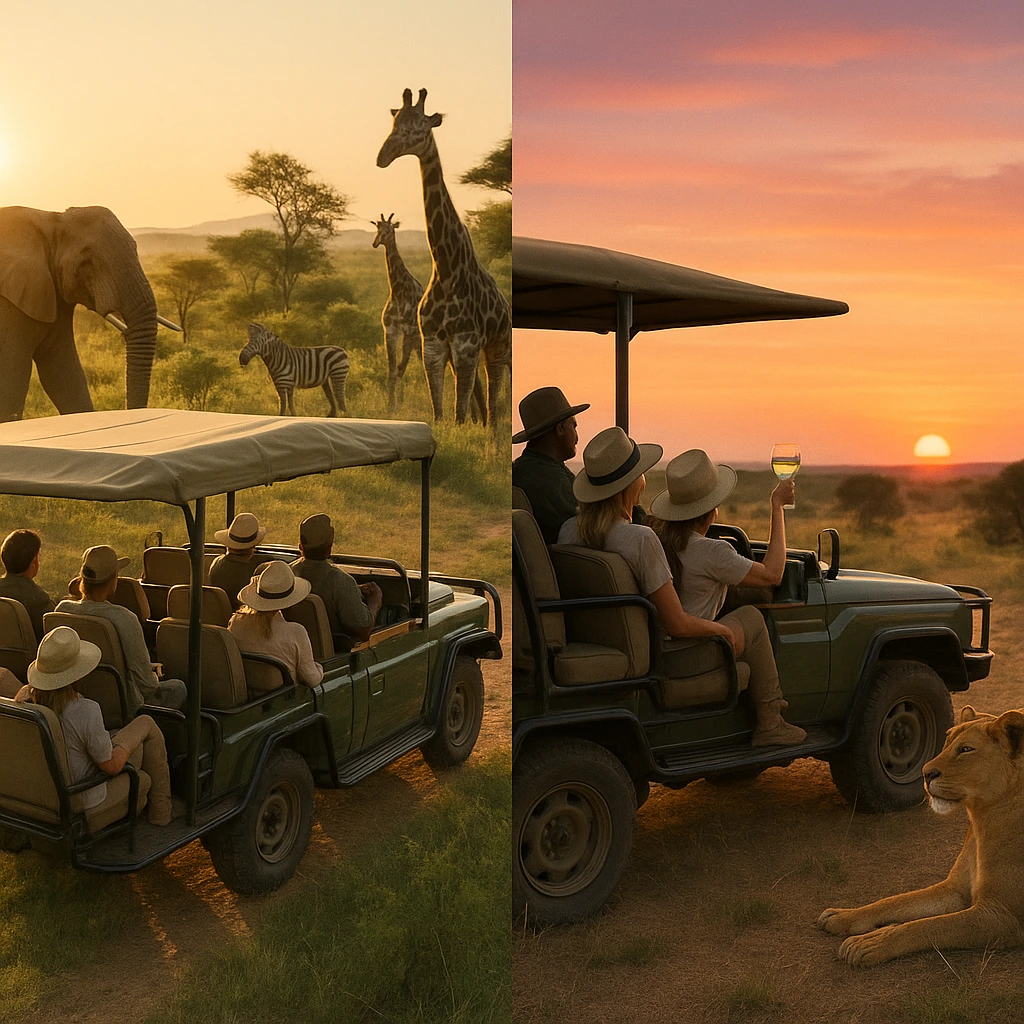 go on morning and afternoon game drives