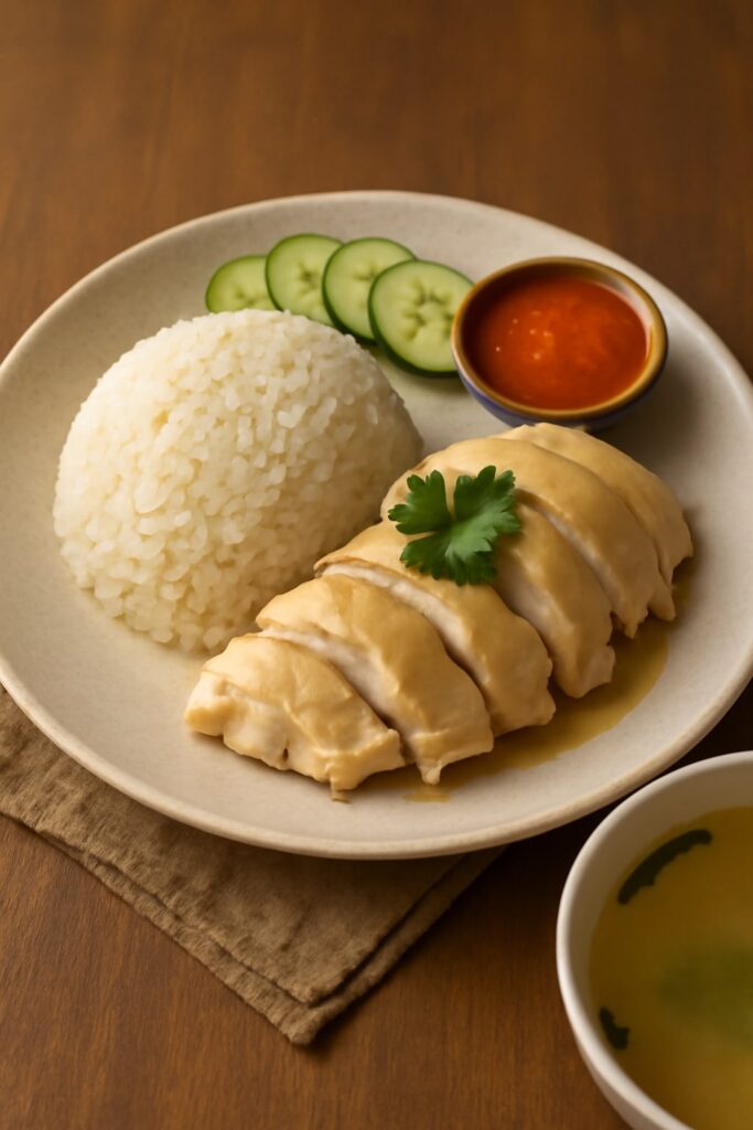 hainanese chicken rice