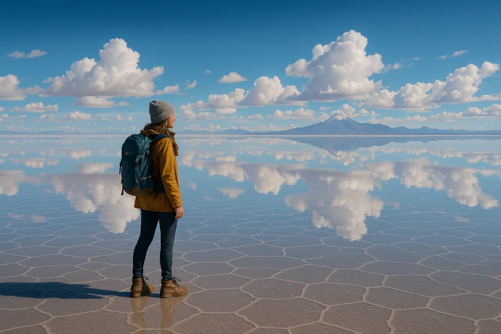 a must see, and the otherworldly landscapes of the uyuni salt flats in bolivia offer a truly unique adventure