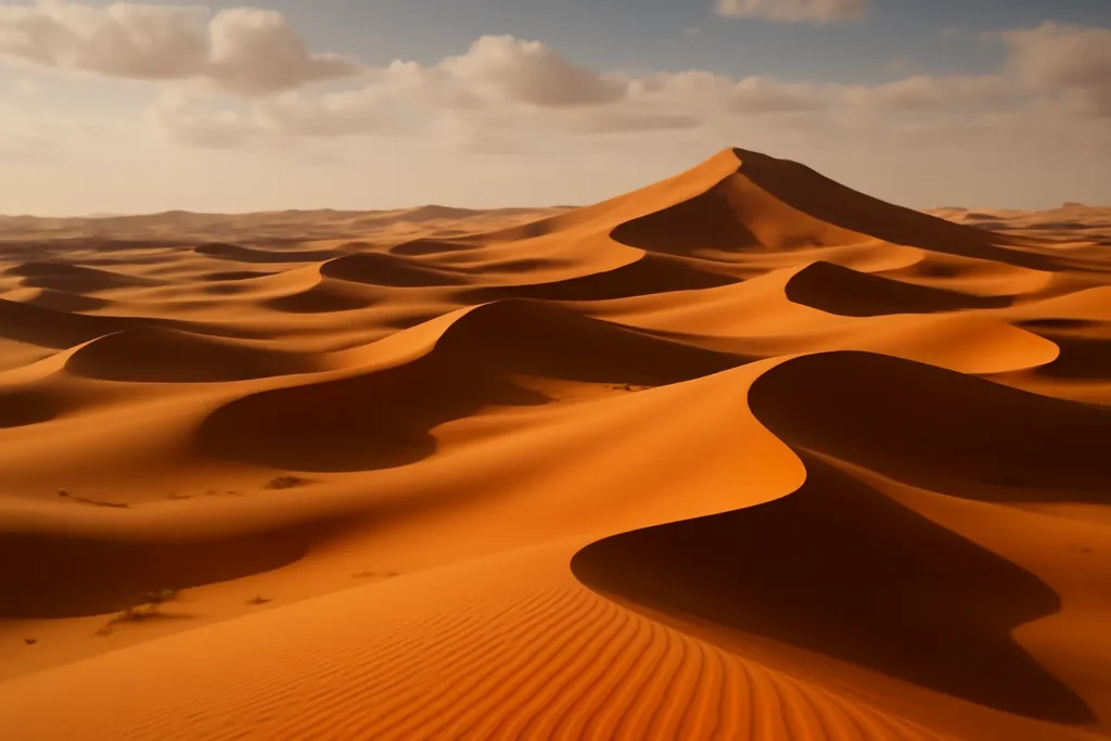 experience the breathtaking desert landscapes of the sahara