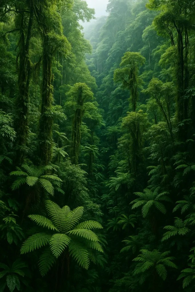 lush green rainforest